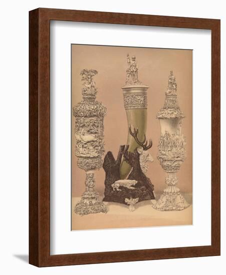 'Ivory Carvings', 1893-Robert Dudley-Framed Giclee Print