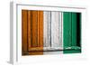 Ivory Coast Flag-budastock-Framed Art Print