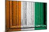 Ivory Coast Flag-budastock-Mounted Art Print