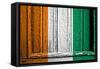 Ivory Coast Flag-budastock-Framed Stretched Canvas