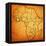 Ivory Coast on Actual Map of Africa-michal812-Framed Stretched Canvas