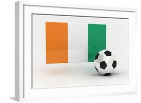 Ivory Coast Soccer-badboo-Framed Art Print