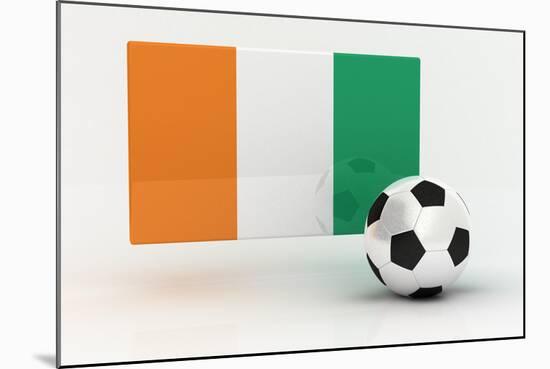 Ivory Coast Soccer-badboo-Mounted Art Print