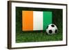 Ivory Coast Soccer-badboo-Framed Art Print