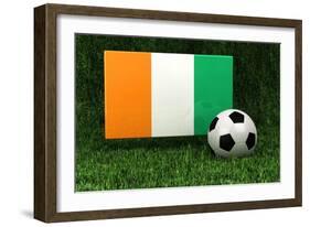 Ivory Coast Soccer-badboo-Framed Art Print