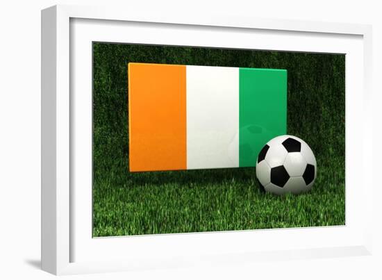 Ivory Coast Soccer-badboo-Framed Art Print