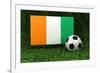 Ivory Coast Soccer-badboo-Framed Art Print