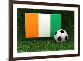 Ivory Coast Soccer-badboo-Framed Art Print