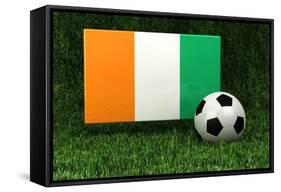 Ivory Coast Soccer-badboo-Framed Stretched Canvas