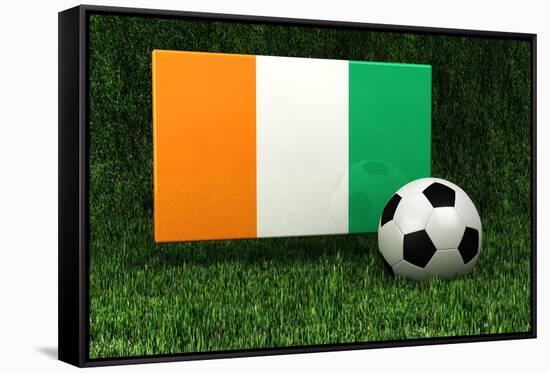 Ivory Coast Soccer-badboo-Framed Stretched Canvas