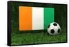 Ivory Coast Soccer-badboo-Framed Stretched Canvas