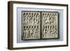 Ivory Diptych with Scenes from Life of Christ (Property of Queen Jadwiga of Polan), 14th Century-null-Framed Photographic Print