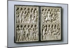 Ivory Diptych with Scenes from Life of Christ (Property of Queen Jadwiga of Polan), 14th Century-null-Mounted Photographic Print