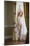 Ivory Drape-Ross Oscar-Mounted Premium Photographic Print