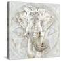 Ivory Elephant I-Edward Selkirk-Stretched Canvas