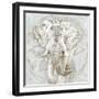 Ivory Elephant I-Edward Selkirk-Framed Art Print