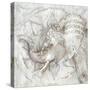 Ivory Elephant II-Edward Selkirk-Stretched Canvas