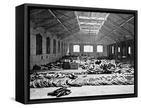 Ivory Floor at London Docks-null-Framed Stretched Canvas