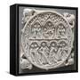 Ivory Mirror Case with Court of the God of Love-null-Framed Stretched Canvas