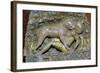 Ivory panel of a lioness devouring a boy, Palace of Ashurnasirpal II, Nimrud, Phoenician-Unknown-Framed Giclee Print