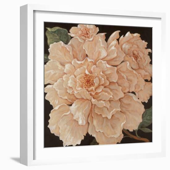 Ivory Peonies-Janet Kruskamp-Framed Art Print