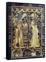 Ivory Plaque from the Lid of Coffer, Tutankhamun and Ankhesenamun in Garden, Egypt, North Africa-Robert Harding-Framed Stretched Canvas