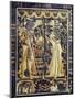 Ivory Plaque from the Lid of Coffer, Tutankhamun and Ankhesenamun in Garden, Egypt, North Africa-Robert Harding-Mounted Photographic Print