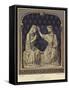 Ivory Sculpture of the Coronation of the Virgin, 14th Century-null-Framed Stretched Canvas