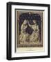 Ivory Sculpture of the Coronation of the Virgin, 14th Century-null-Framed Giclee Print