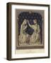 Ivory Sculpture of the Coronation of the Virgin, 14th Century-null-Framed Giclee Print