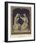 Ivory Sculpture of the Coronation of the Virgin, 14th Century-null-Framed Giclee Print