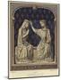 Ivory Sculpture of the Coronation of the Virgin, 14th Century-null-Mounted Giclee Print