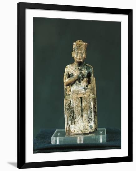 Ivory Statuette of Khufu from Abydos-null-Framed Giclee Print