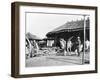 Ivory Warehouses in Addis Abeba, Ethiopia, c.1900-C. Chusseau-flaviens-Framed Photographic Print
