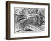 Ivrea and its Fortifications, 1726, Italy, 18th Century-null-Framed Giclee Print