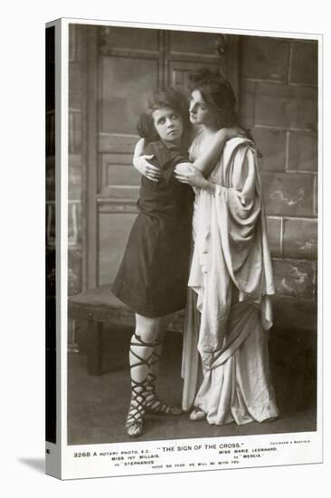 Ivy Millais and Marie Leonhard, Actresses, C1900s-Foulsham and Banfield-Stretched Canvas