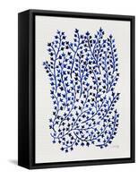 Ivy Navy-Cat Coquillette-Framed Stretched Canvas