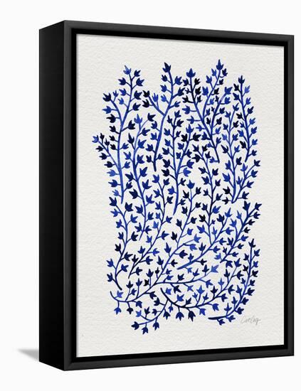 Ivy Navy-Cat Coquillette-Framed Stretched Canvas