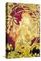 Ivy-Alphonse Mucha-Stretched Canvas