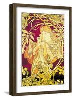 Ivy-Alphonse Mucha-Framed Art Print