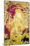 Ivy-Alphonse Mucha-Mounted Art Print