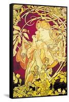 Ivy-Alphonse Mucha-Framed Stretched Canvas