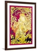 Ivy-Alphonse Mucha-Framed Art Print