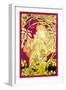 Ivy-Alphonse Mucha-Framed Art Print