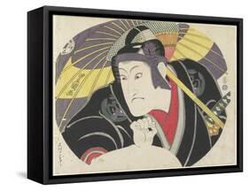 Iwai Hanshiro V as Sukeroku, 1816-Utagawa Toyokuni-Framed Stretched Canvas