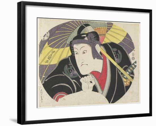 Iwai Hanshiro V as Sukeroku, 1816-Utagawa Toyokuni-Framed Giclee Print