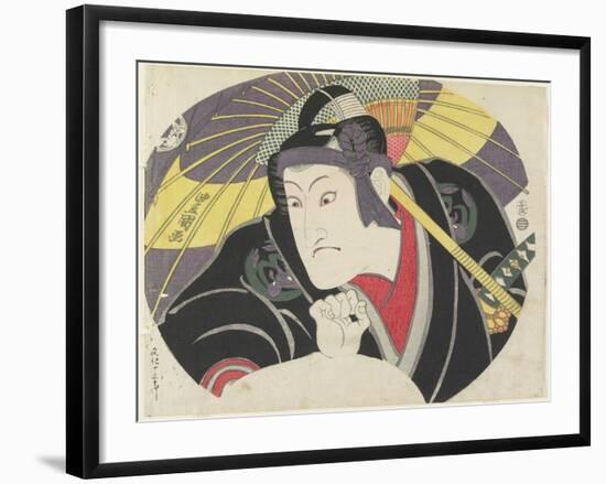 Iwai Hanshiro V as Sukeroku, 1816-Utagawa Toyokuni-Framed Giclee Print