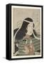 Iwai Kumesaburo as Tomoe Gozen, 1797-Utagawa Kunimasa-Framed Stretched Canvas