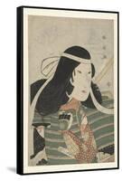 Iwai Kumesaburo as Tomoe Gozen, 1797-Utagawa Kunimasa-Framed Stretched Canvas