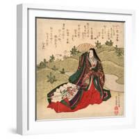 Iwai Shijaku No Miyahime-Utagawa Toyokuni-Framed Giclee Print
